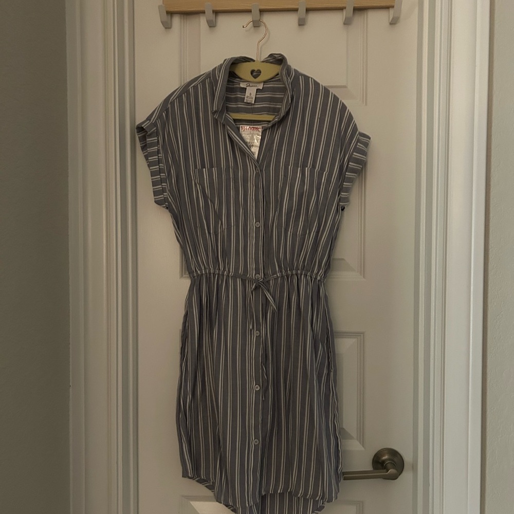 Striped dress with pockets